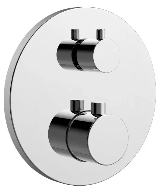 Levně Sapho - Termostatická baterie pod omítku, box, pro 2 spotřebiče, chrom RH396