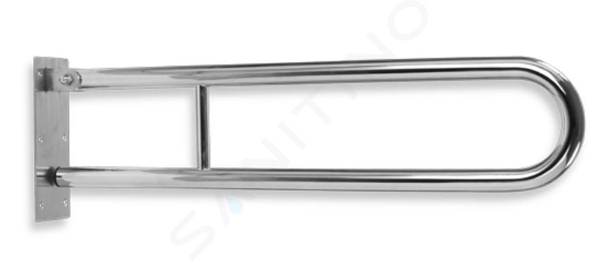 Novaservis - Haltegriff, Länge 85 cm, klappbar, Edelstahl gebürstet R66813,4