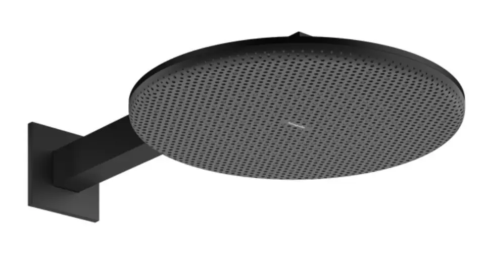 Levně Hansgrohe Raindance Alive S - Hlavová sprcha, průměr 30 cm, 2 proudy, EcoSmart, matná černá 24541670