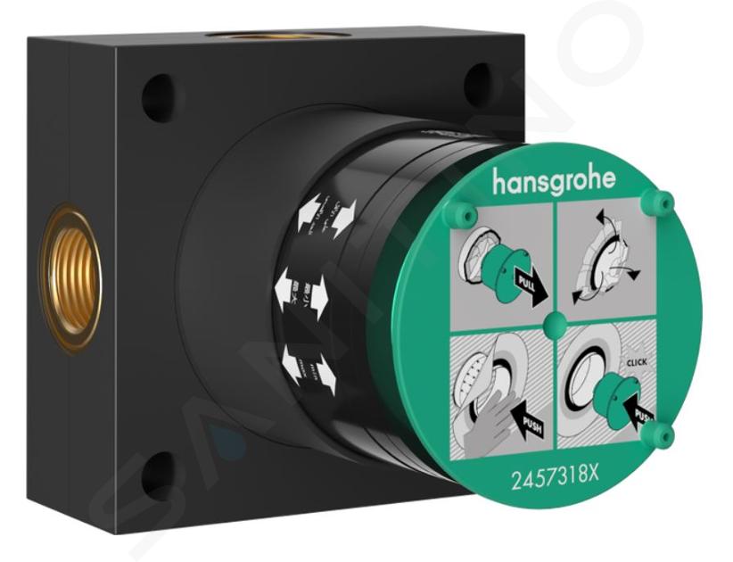 Hansgrohe - Základné teleso pre hornú sprchu, na 2 spotrebiče 24573180