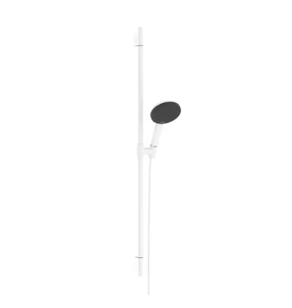 Levně Hansgrohe Raindance Alive Select S - Set sprchové hlavice, tyče a hadice, 3 proudy, EcoSmart, matná bílá 24603700