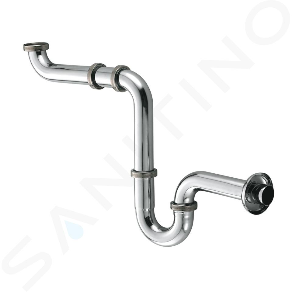 Kludi Siphons - Siphon tube, encombrement réduit, chrome 1025505-00