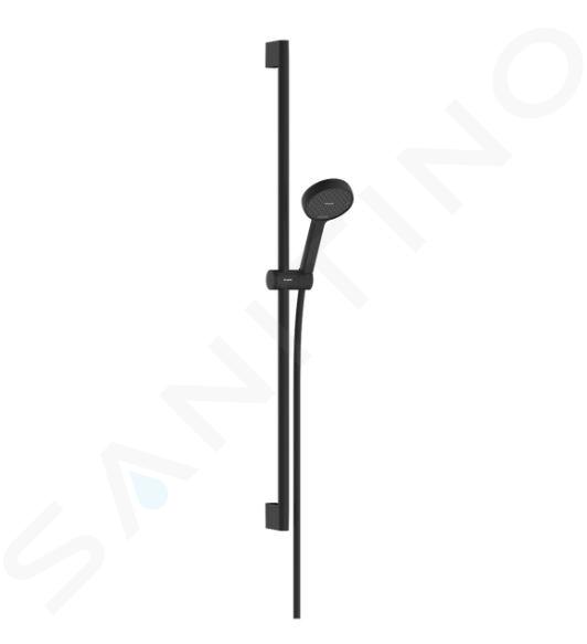Hansgrohe Activera Select S - Set Handbrause, Stange und Schlauch, 2 Strahlarten, EcoSmart, schwarz matt 28046670