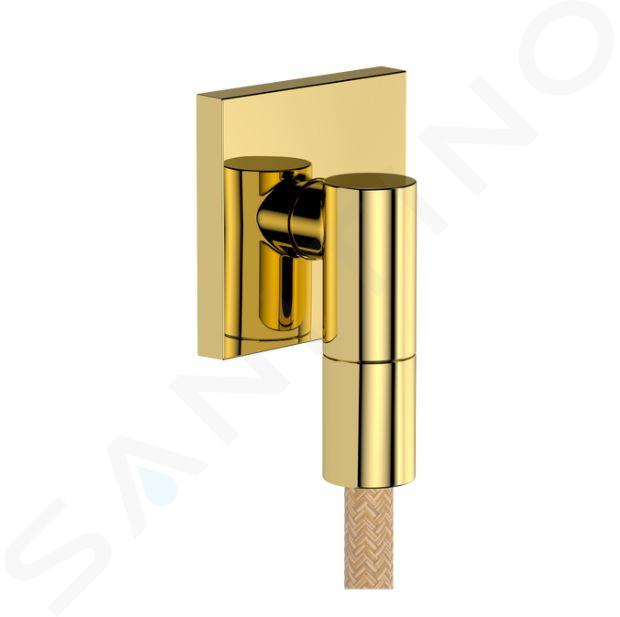 Hansgrohe FixFit Fine E - Wandhouder, afwerking gepolijst goud 28883990