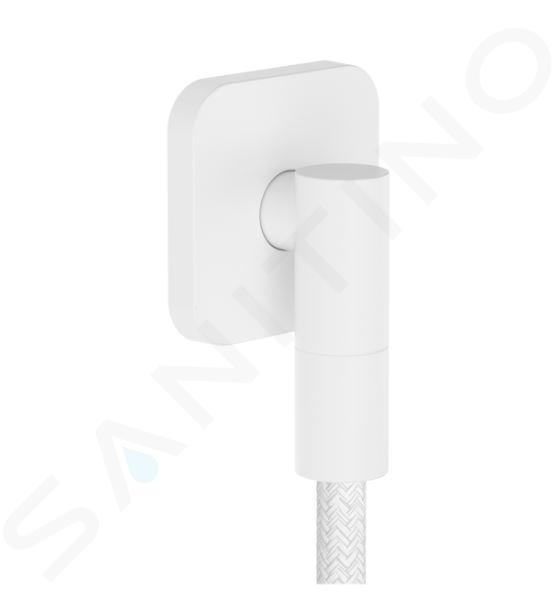 Hansgrohe FixFit Fine Q - coude mural, blanc mat 28884700