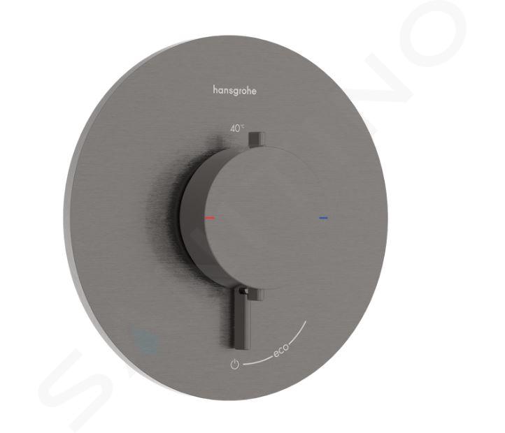 Hansgrohe Ecostat Comfort S - Inbouwdouchekraan, met thermostaat, geborsteld zwart chroom 33714340