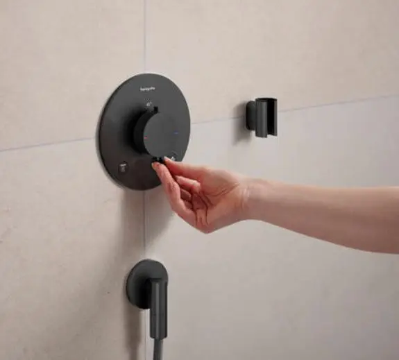 Crosswater Crossbox inbouw douchekraan thermostatisch 2 functies inclusief inbouwdeel geborsteld