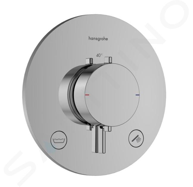 Hansgrohe Ecostat Comfort S - Thermostatische inbouwkraan, voor 2 functies, chroom 33718000