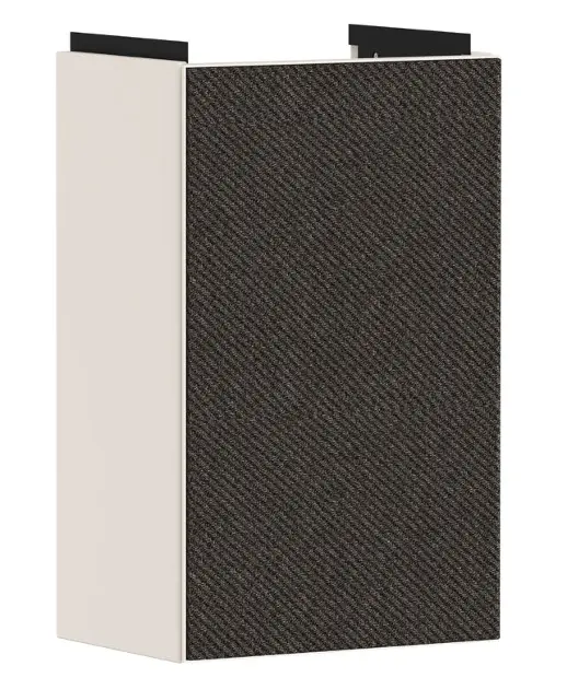 Hansgrohe Xevolos E - Mobile lavabo, 58x34x25 cm, 1 anta, cerniere a destra, beige opaco/grigio scuro tessile 54170660