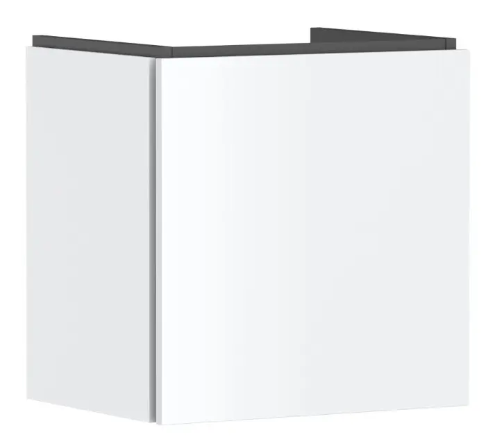 Hansgrohe Xilesa E - Waschbeckenunterschrank, 50x48x38 cm, 1 Schublade, mattweiß 54247700