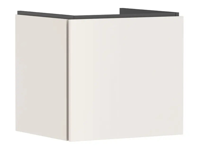 Levně Hansgrohe Xilesa E - Umyvadlová skříňka, 50x53x47 cm, 1 zásuvka, matná béžová 54251780