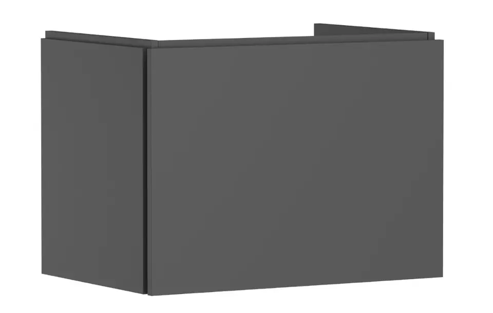 Levně Hansgrohe Xilesa E - Umyvadlová skříňka, 50x68x47 cm, 1 zásuvka, matná šedá 54257760