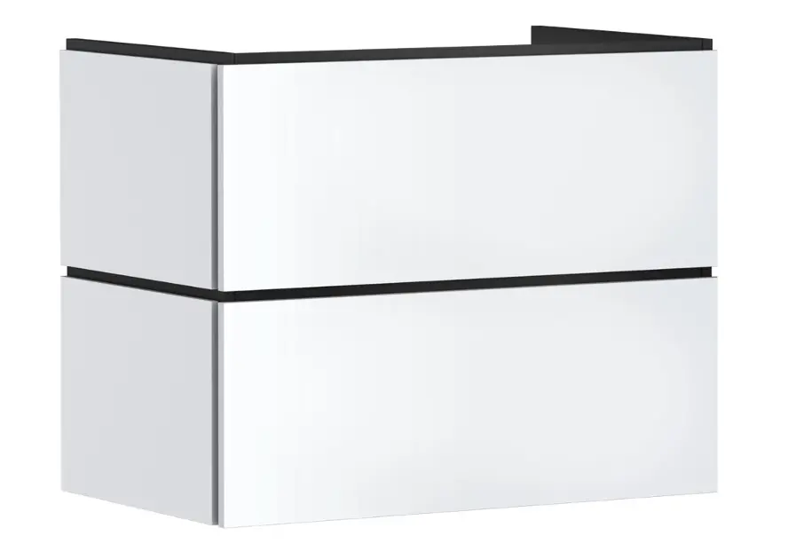 Hansgrohe Xilesa E - Waschbeckenunterschrank, 62x78x47 cm, 2 Schubladen, mattweiß 54260700