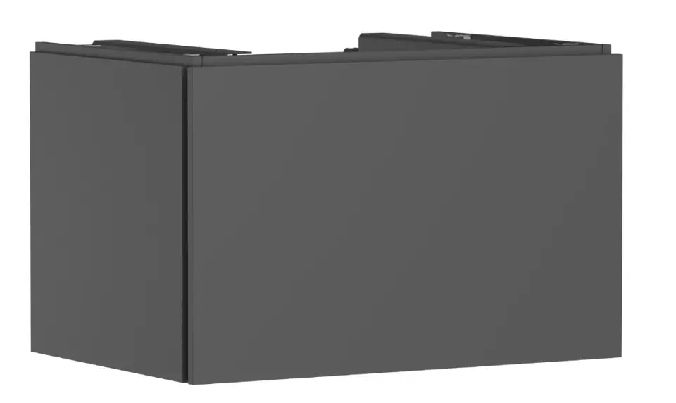 Levně Hansgrohe Xilesa E - Umyvadlová skříňka, 50x78x55 cm, 1 zásuvka, matná šedá 54265760