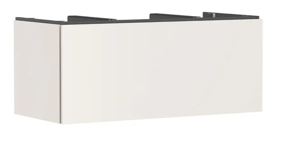Levně Hansgrohe Xilesa E - Umyvadlová skříňka, 50x118x55 cm, 1 zásuvka, matná béžová 54267780