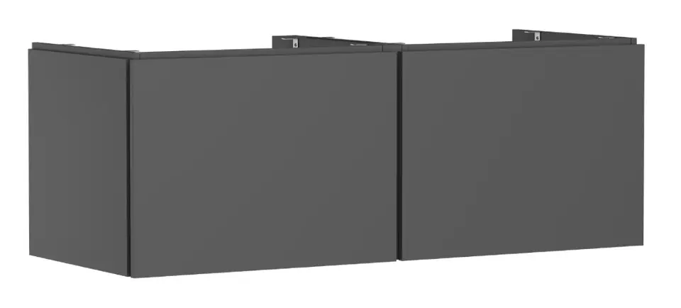 Hansgrohe Xilesa E - Waschbeckenunterschrank, 50x138x55 cm, 2 Schubladen, mattgrau 54268760