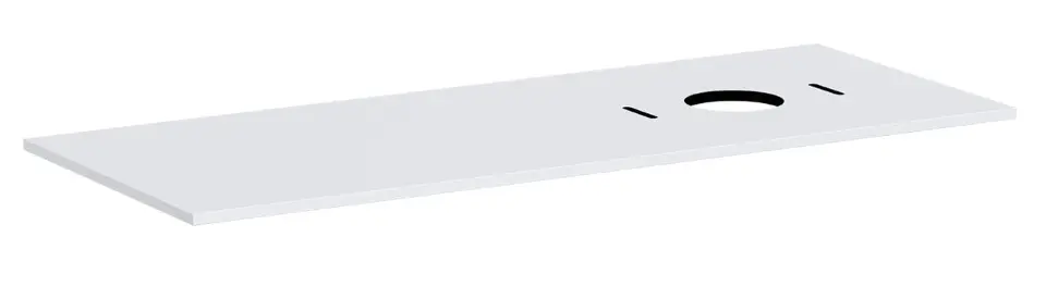 Levně Hansgrohe Xilesa E - Deska pod umyvadlo, 138x55 cm, výřez vpravo, matná bílá 54279700