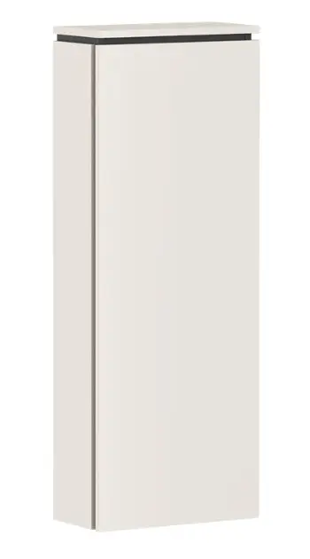 Levně Hansgrohe Xilesa E - Boční skříňka, 40x107x20 cm, 1 dvířka, panty vpravo, matná béžová 54282780