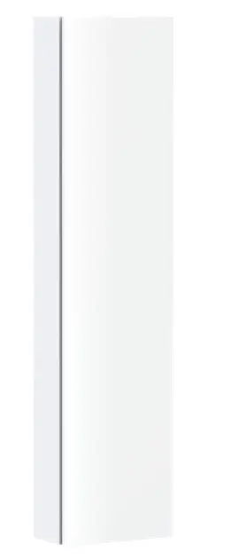 Levně Hansgrohe Xilesa E - Vysoká skříňka, 40x165x20 cm, 1 dvířka, panty vlevo, matná bílá 54285700