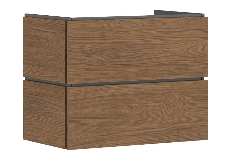 Levně Hansgrohe Xilesa E - Umyvadlová skříňka, 62x78x47 cm, 2 zásuvky, kašmírový dub 54296550