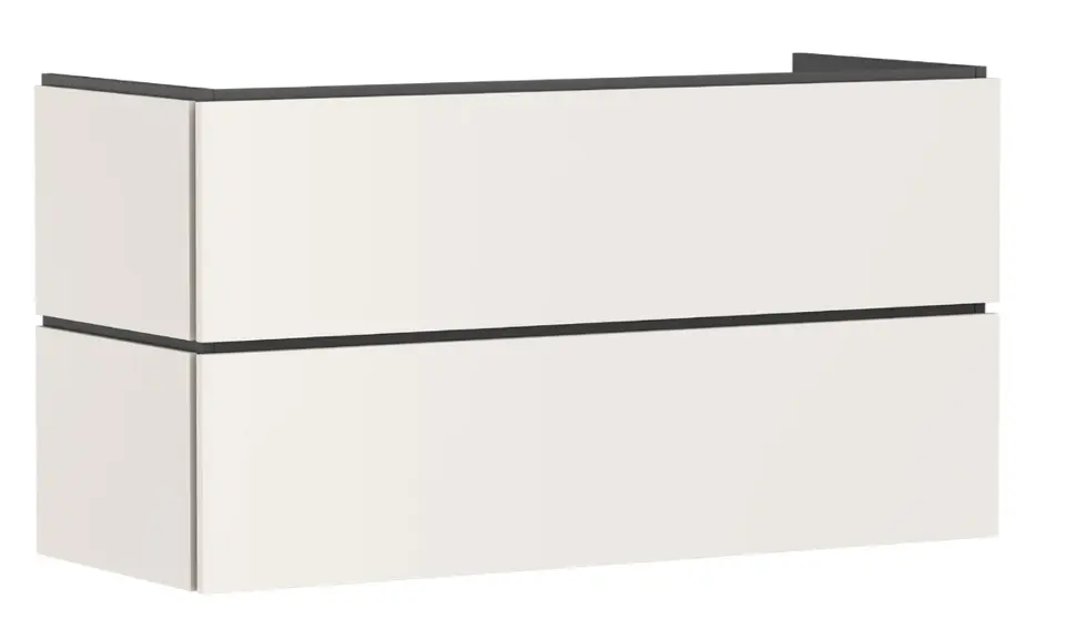 Levně Hansgrohe Xilesa E - Umyvadlová skříňka, 62x118x47 cm, 2 zásuvky, matná béžová 54298780