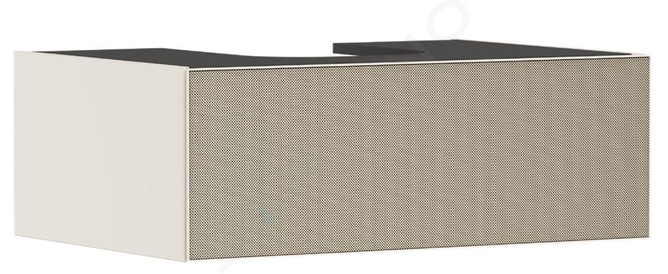 Hansgrohe Xevolos E - Umývadlová skrinka, 28x78x55 cm, 1 zásuvka, matná béžová/štruktúrovaný bronz 54311390