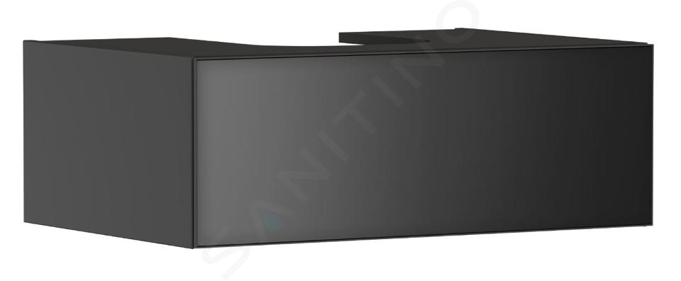 Hansgrohe Xevolos E - Umývadlová skrinka, 28x78x55 cm, 1 zásuvka, matná sivá/metalická sivá 54312770