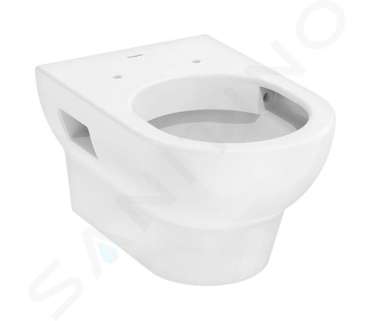 Hansgrohe GladeLake S - Hangend toilet, AquaChannel Flush, Rimless, EcoSmart, wit 60106450