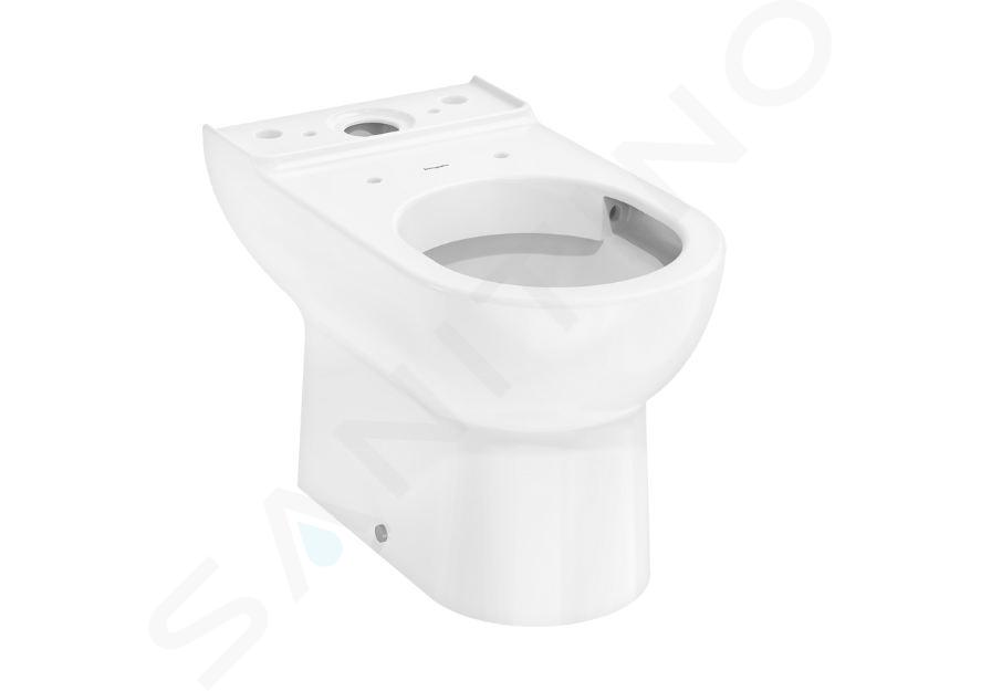 Hansgrohe GladeLake S - Miska WC kompakt, odpływ vario, AquaChannel Flush, Rimless, EcoSmart, biała 60108450