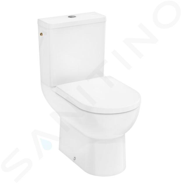 Hansgrohe GladeLake S - WC kompakt z deską SoftClose, odpływem Vario,  AquaChannel Flush, Rimless, EcoSmart, biały 60313450