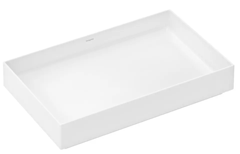 Levně Hansgrohe Xuniva Evo E - Umyvadlo na desku, 65x40 cm, bez přepadu, bez otvoru pro baterii, bílá 60326450