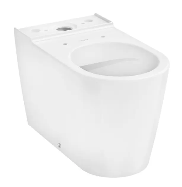 Levně Hansgrohe EluPura S - WC kombi mísa, vario odpad, Rimless, AquaFall Flush, HygieneEffect, EcoSmart, bílá 62034450