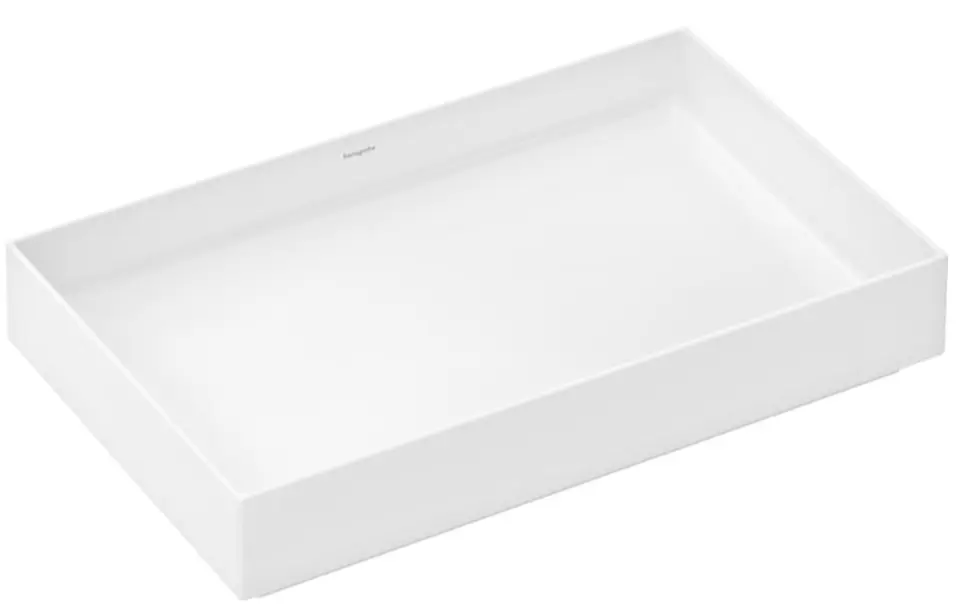 Hansgrohe Xuniva Evo E - Lavoar cu montare pe blat, 65x40 cm, fără preaplin, fără orificiu pentru baterie, HygieneEffect, SmartClean, alb 63015450