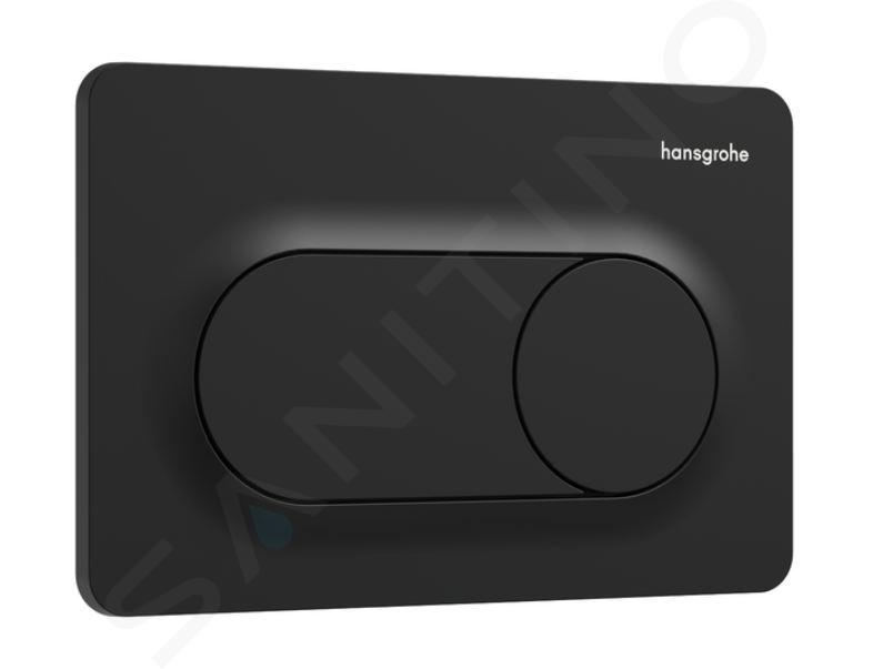 Hansgrohe iFrame Original S - Ovládanie splachovania, matná čierna 66002670