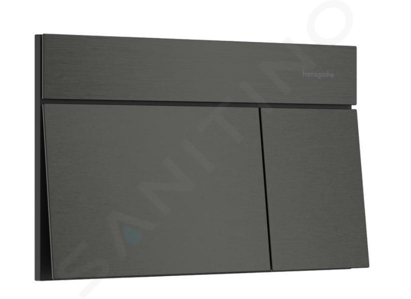 Hansgrohe iFrame Element E - Ovládanie splachovania, kefovaný čierny chróm 66003340