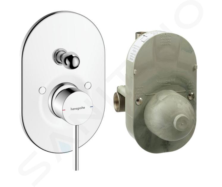 Hansgrohe Zesis S - Batéria pod omietku, na 2 spotrebiče, s telesom, chróm 74418000