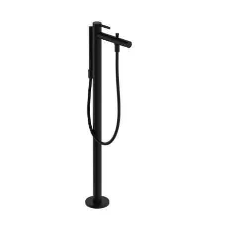Levně Hansgrohe Zesis S - Vanová baterie do podlahy, matná černá 74445670