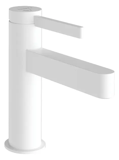 Levně Hansgrohe Finoris - Umyvadlová baterie s výpustí Push-Open, EcoSmart, CoolStart, matná bílá 76012700