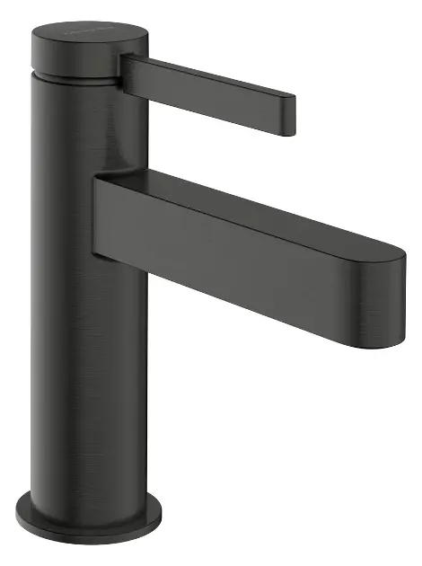 Levně Hansgrohe Finoris - Umyvadlový ventil, pro studenou vodu, EcoSmart, kartáčovaný černý chrom 76013340