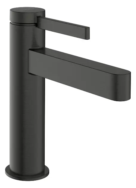 Levně Hansgrohe Finoris - Umyvadlová baterie, s výpustí, CoolStart, EcoSmart, kartáčovaný černý chrom 76025340