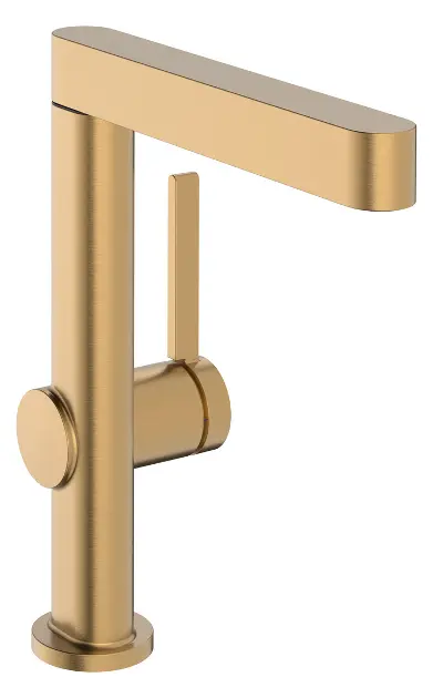 Levně Hansgrohe Finoris - Umyvadlová baterie 230, s výpustí Push-Open a výsuvnou sprškou, EcoSmart, kartáčovaný bronz 76063140