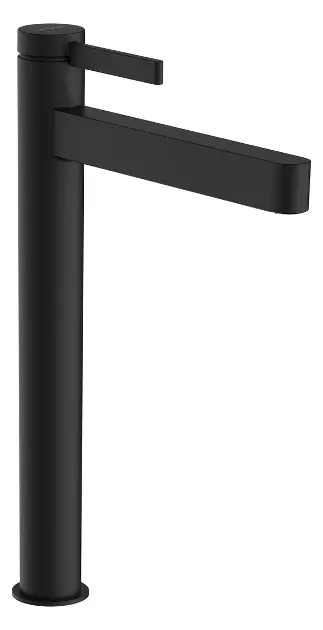 Levně Hansgrohe Finoris - Umyvadlová baterie, s výpustí Push-Open, CoolStart, EcoSmart, matná černá 76072670