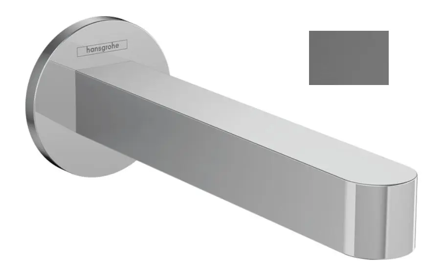 Hansgrohe Finoris - Badewanneneinlauf, Chrom schwarz gebürstet 76410340