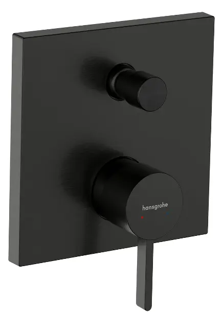 E-shop Hansgrohe Finoris - Batéria pod omietku, na 2 spotrebiče, kefovaný čierny chróm 76415340