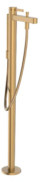 E-shop Hansgrohe Finoris - Vaňová batéria do podlahy, s príslušenstvom, kefovaný bronz 76445140