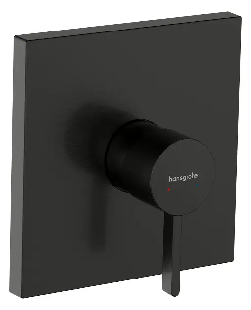 Levně Hansgrohe Finoris - Sprchová baterie pod omítku, kartáčovaný černý chrom 76615340