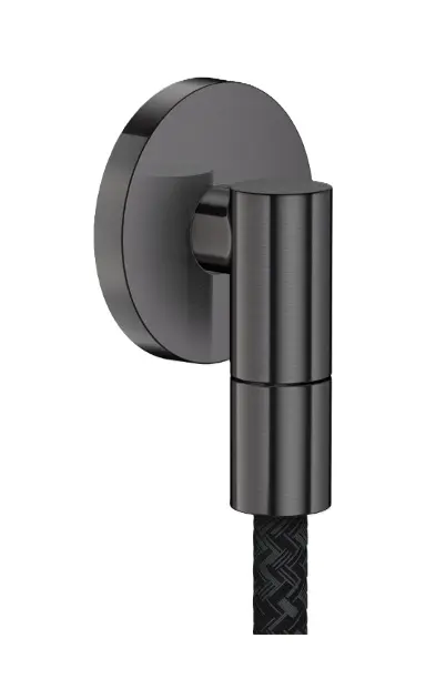 Axor Fine - Cot de ieșire duș, crom negru periat 36737340