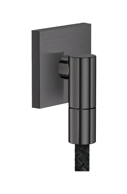 Axor Fine - Cot de ieșire duș, crom negru periat 36738340