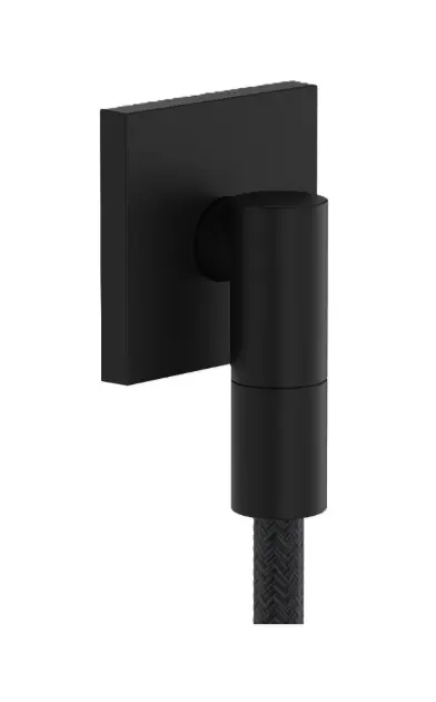 Axor Fine - Cot de ieșire duș, negru mat 36738670