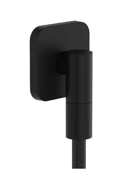 Axor Fine - Cot de ieșire duș, negru mat 36739670